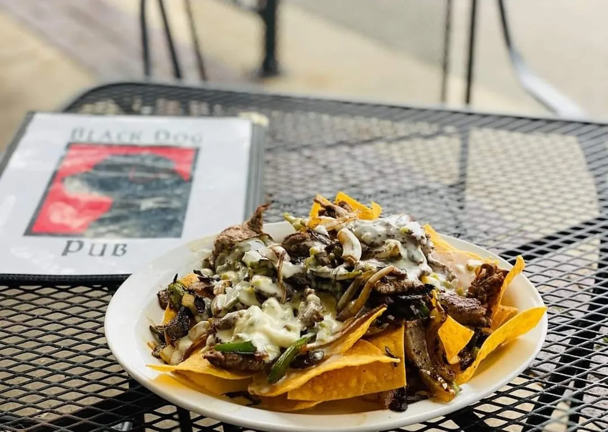plate of nachos